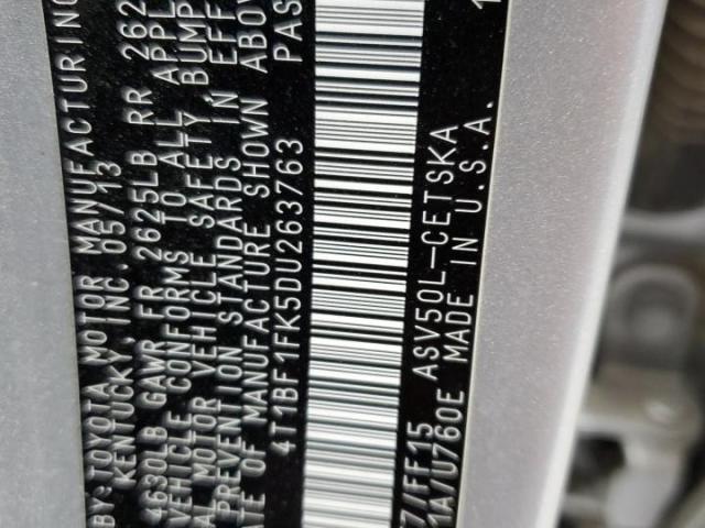 Toyota Camry L Image 4