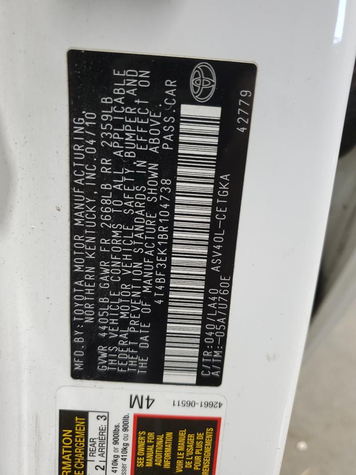 Toyota Camry Base Image 10