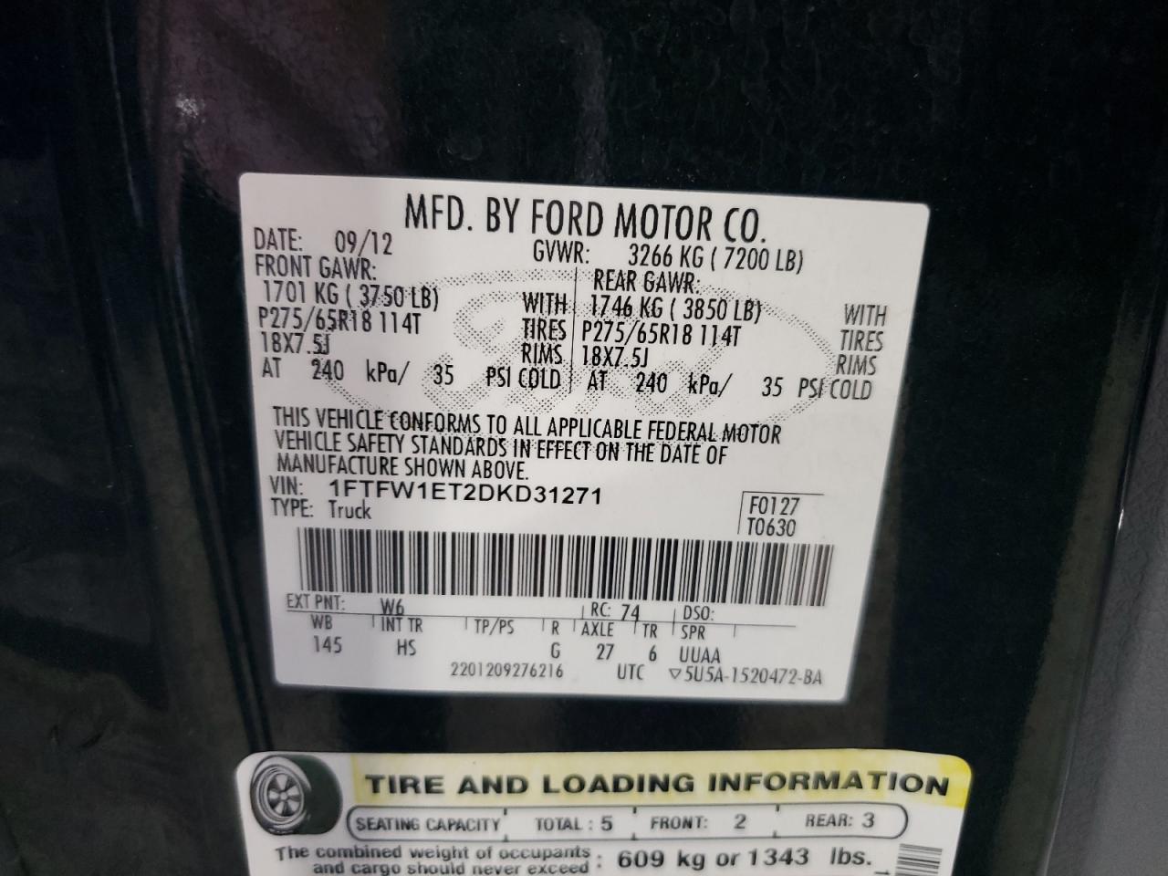 Ford F-150 Supercrew Image 8