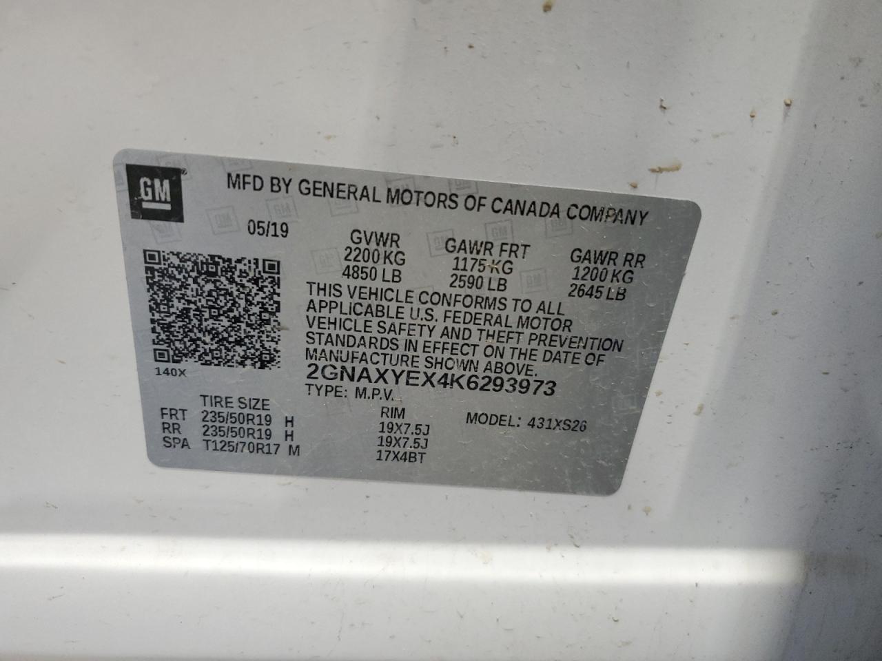 Chevrolet Equinox Premier Image 3