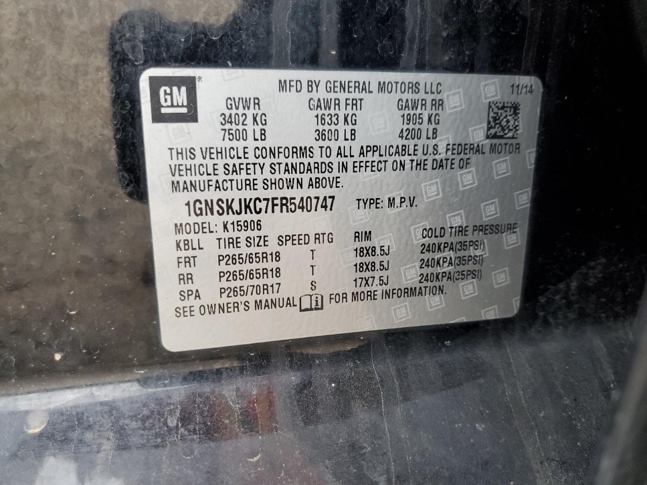 Chevrolet Suburban K1500 Lt Image 6