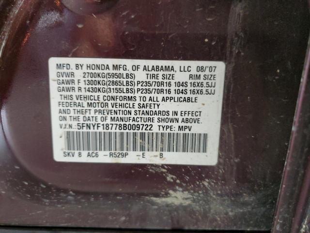 Honda Pilot Exl Image 13