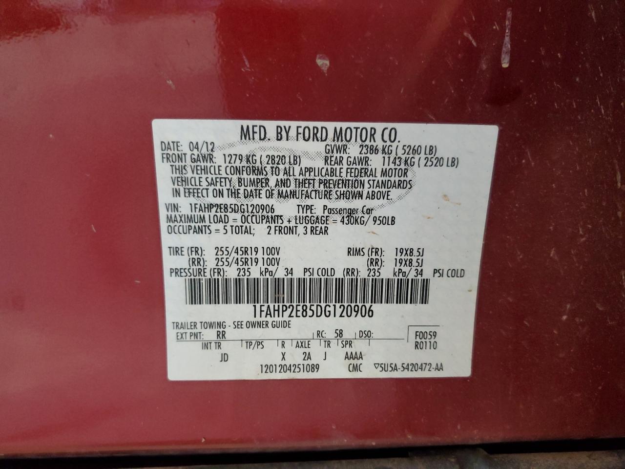 Ford Taurus Sel Image 8