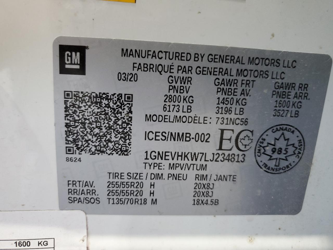 Chevrolet Traverse Lt Image 2