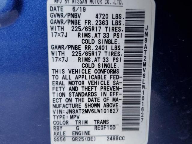 Nissan Rogue S Image 7