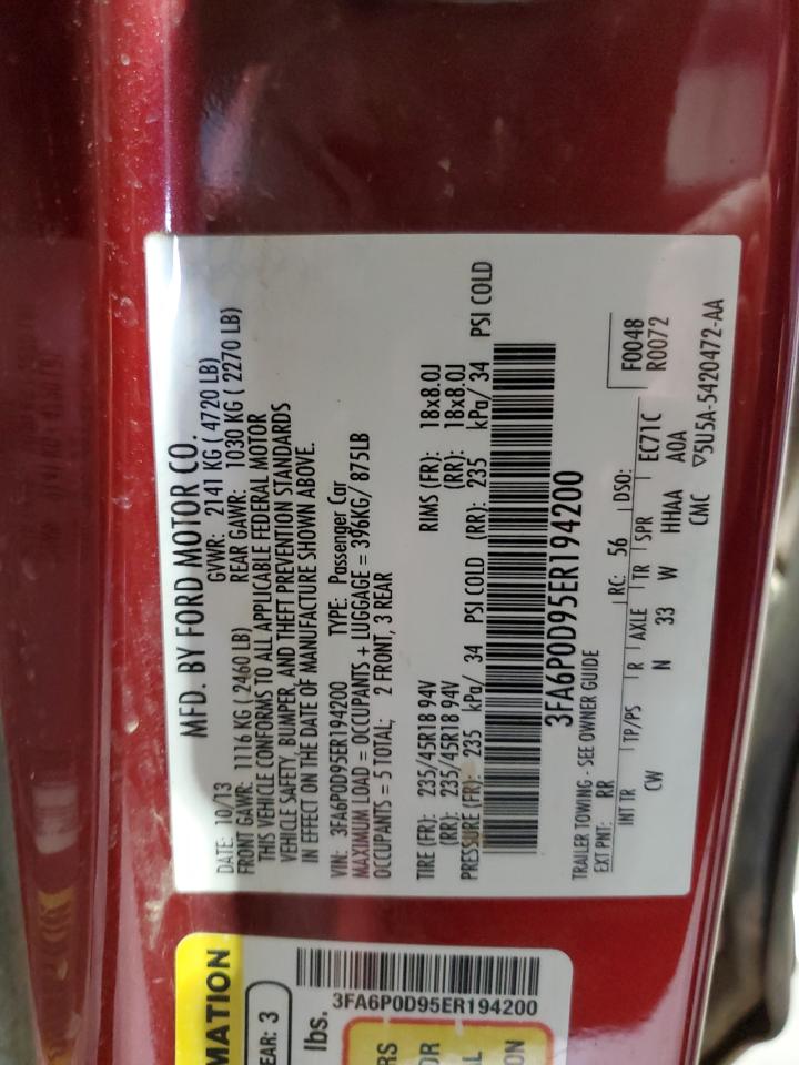 Ford Fusion Titanium Image 8