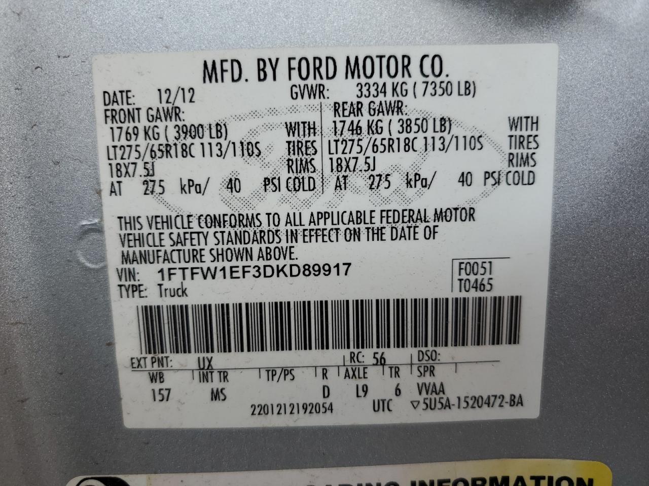 Ford F-150 Supercrew Image 9