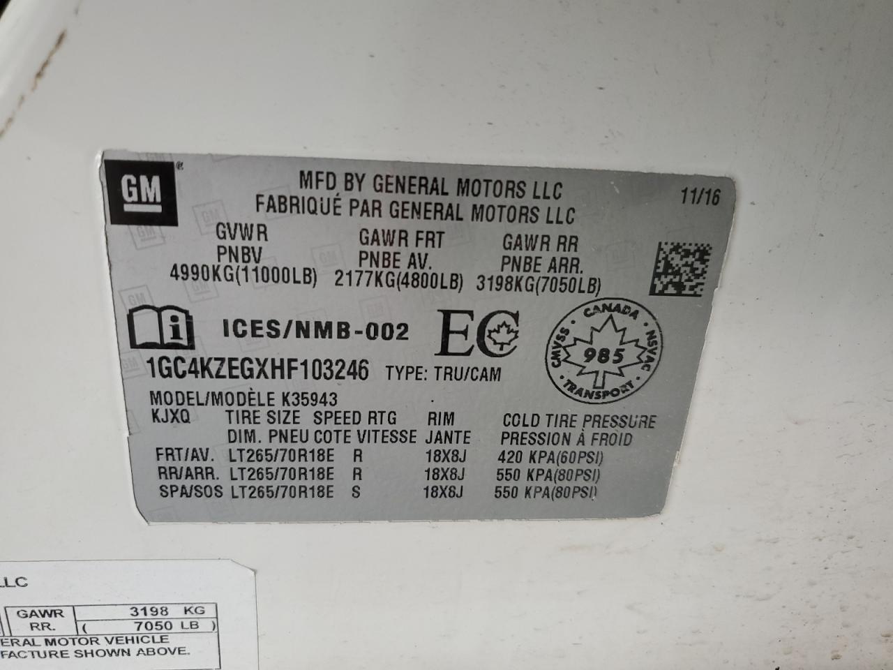 Chevrolet Silverado K3500 Lt Image 5