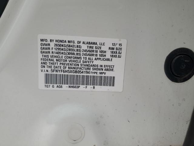 Honda Pilot Exl Image 13