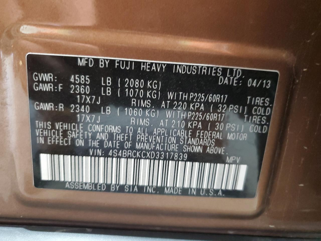 Subaru Outback 2.5i Limited Image 9