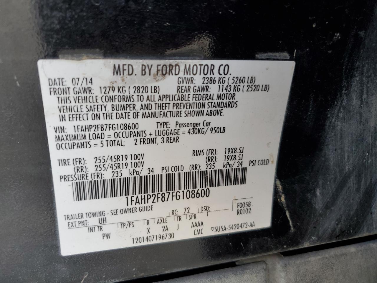 Ford Taurus Limited Image 5