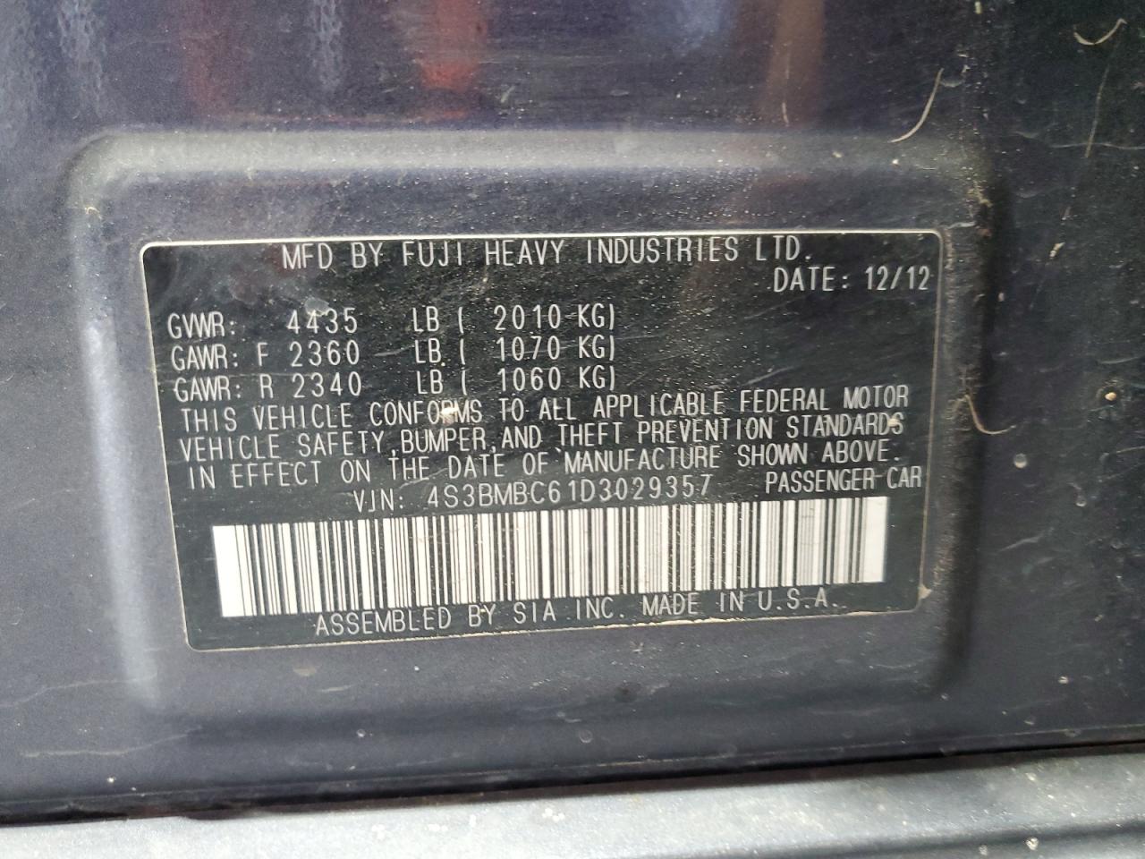 Subaru Legacy 2.5i Premium Image 6