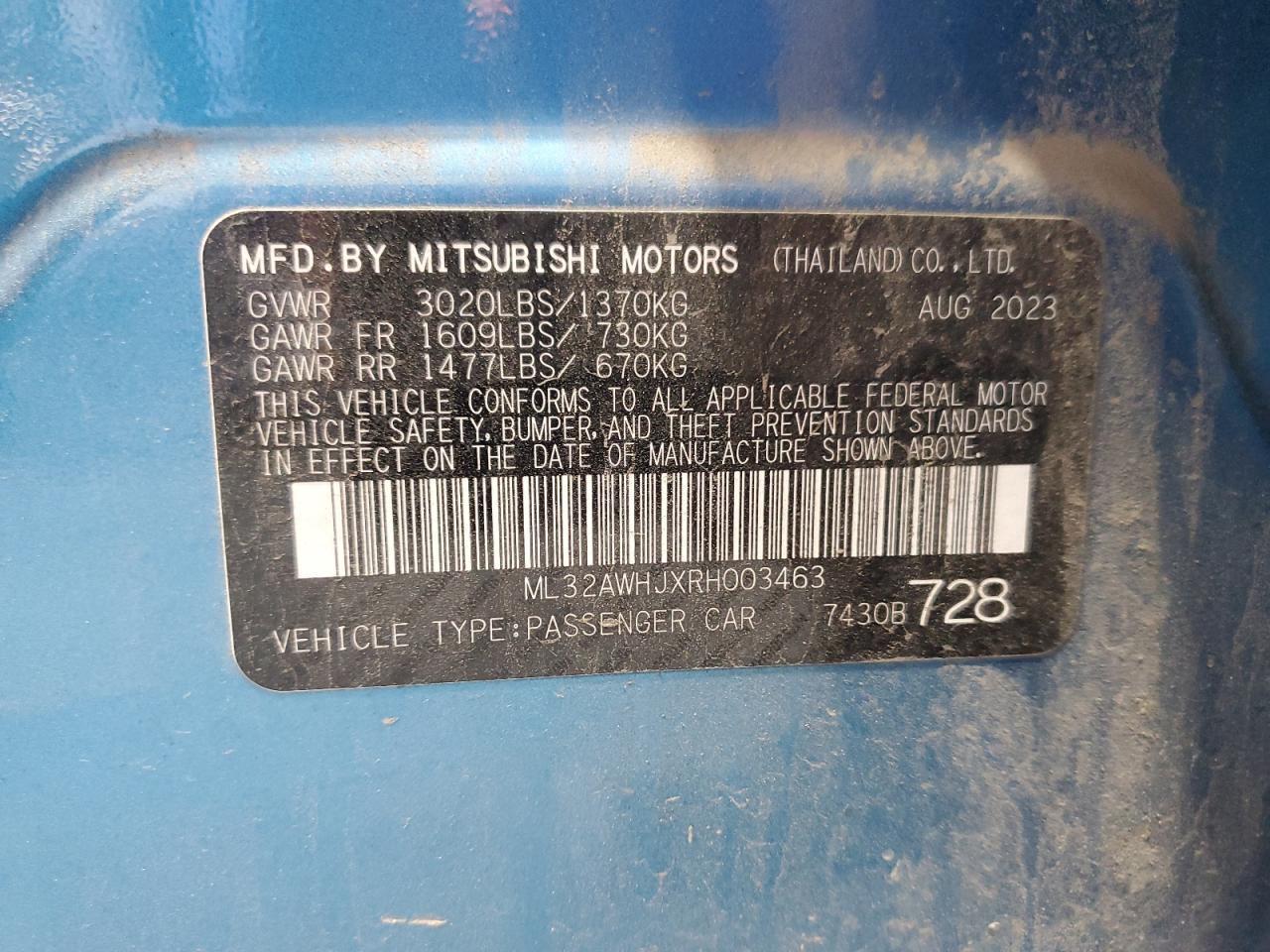 Mitsubishi Mirage Se Image 13