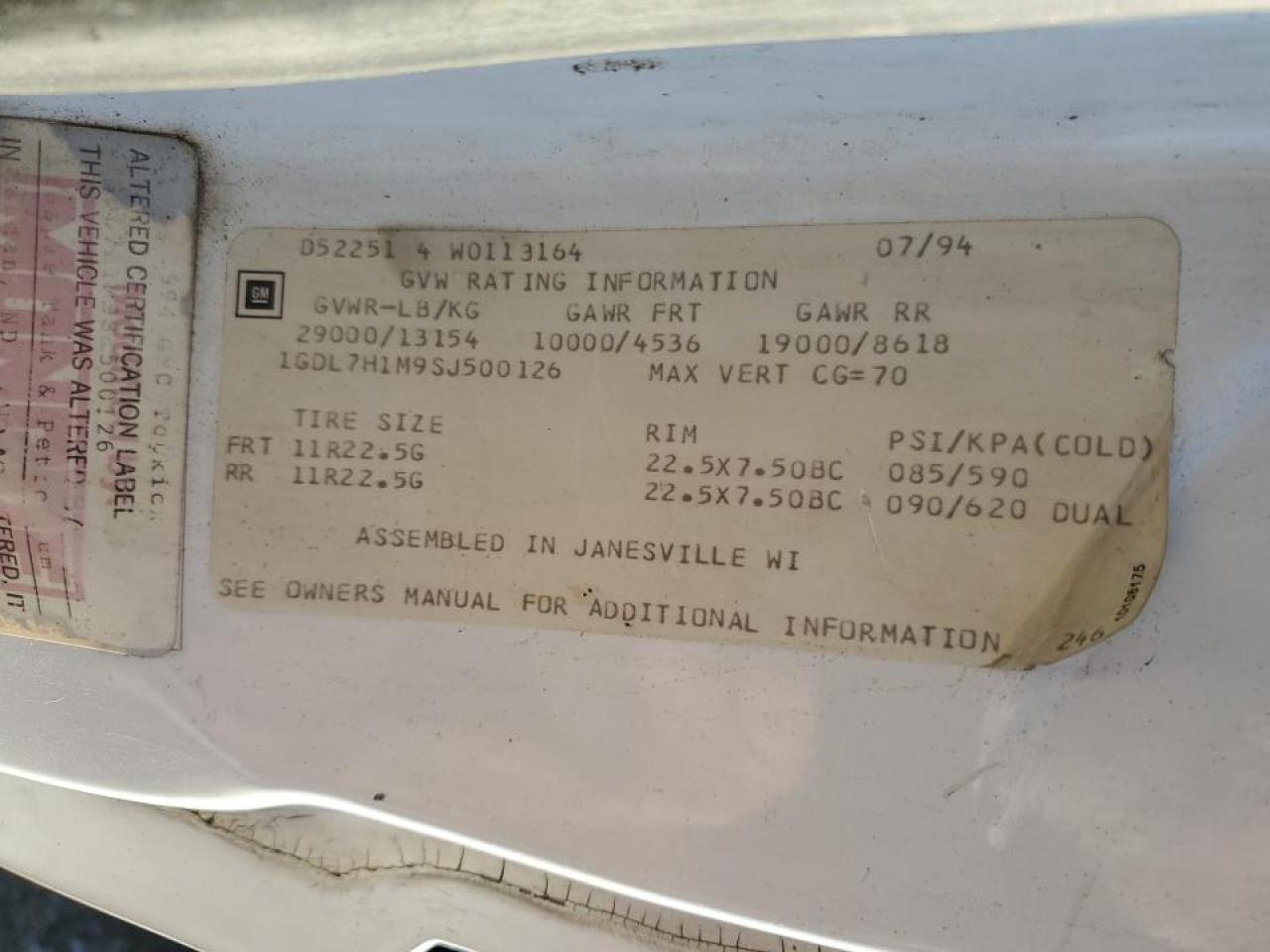 GMC Topkick C7h042 Image 10