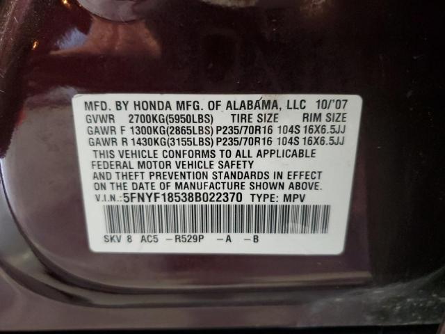 Honda Pilot Exl Image 10