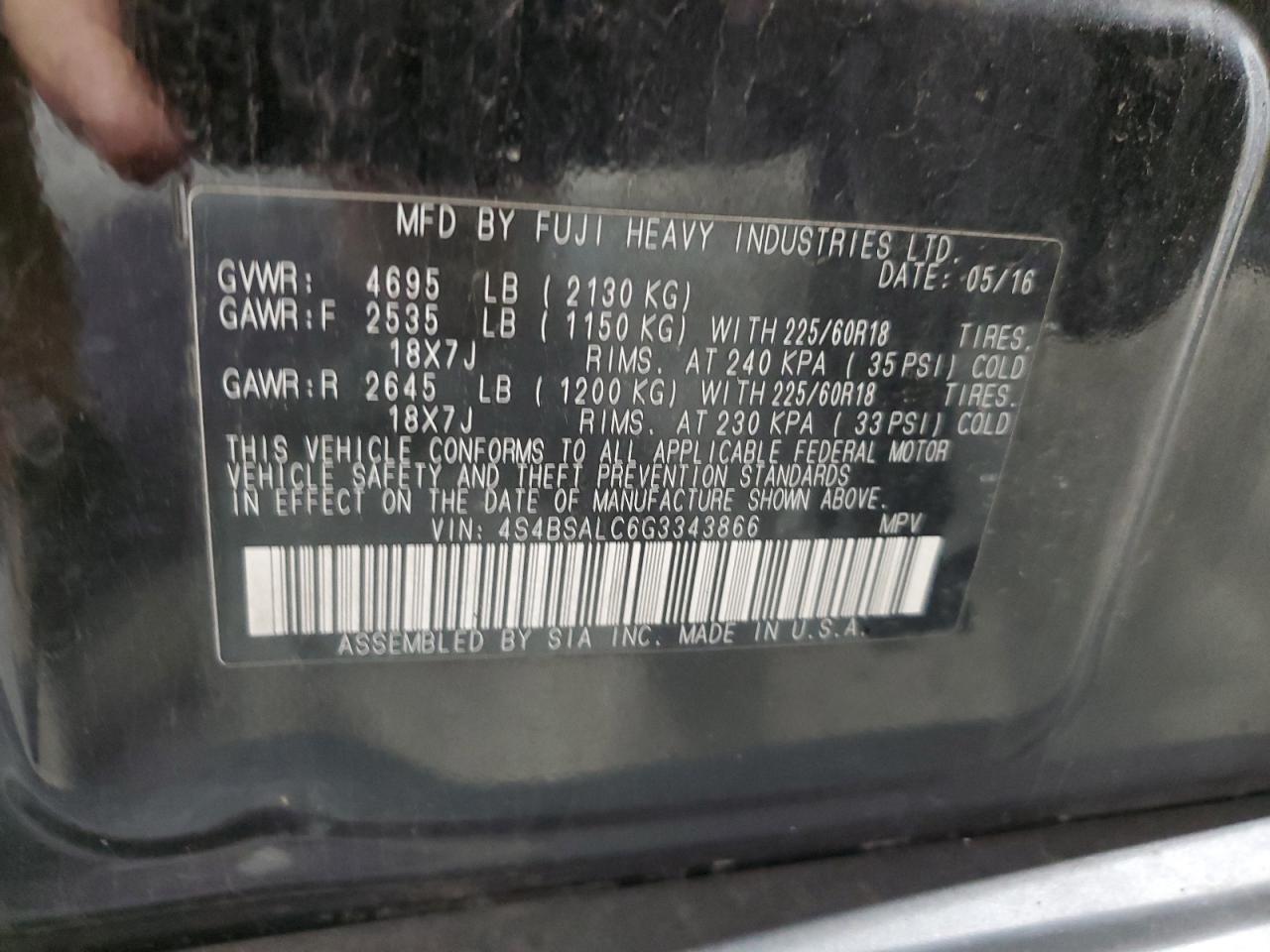 Subaru Outback 2.5i Limited Image 6