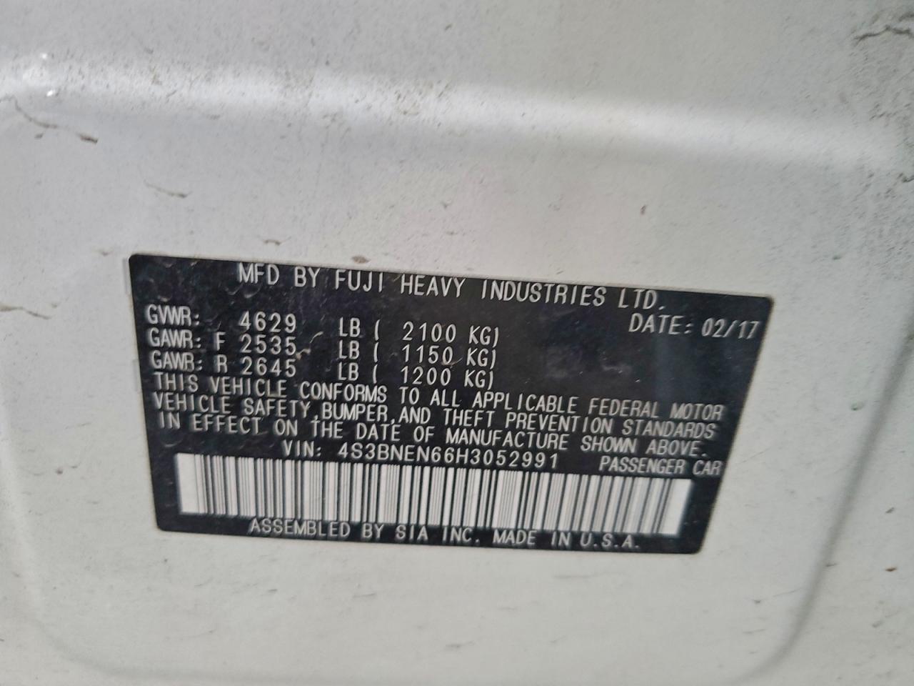 Subaru Legacy 3.6r Limited Image 8