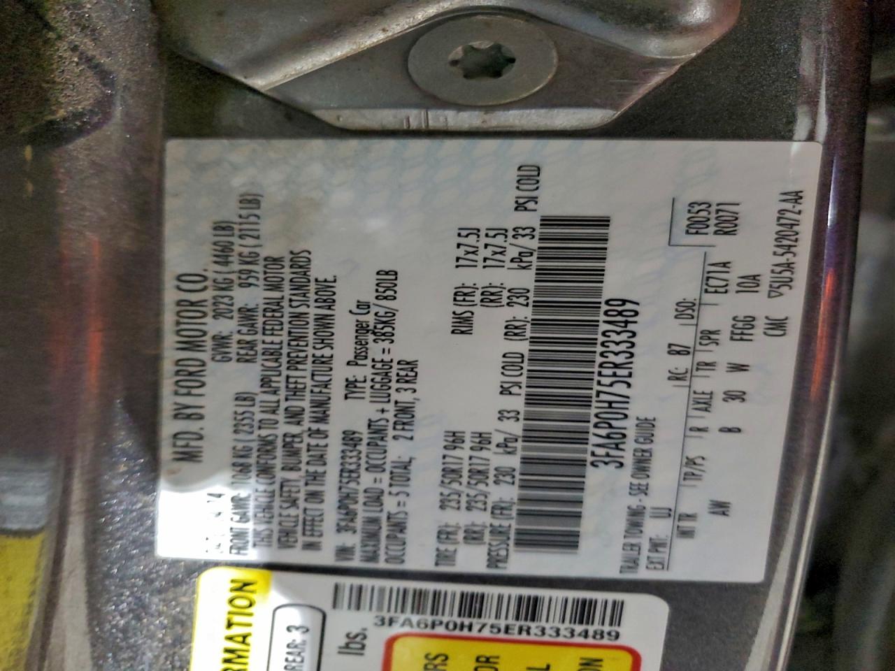 Ford Fusion Se Image 8