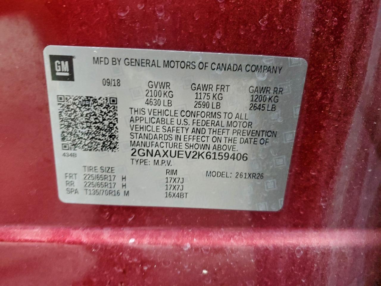 Chevrolet Equinox Lt Image 2