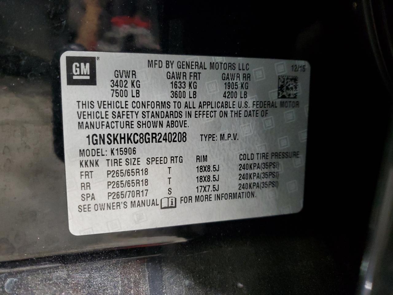 Chevrolet Suburban K1500 Lt Image 13