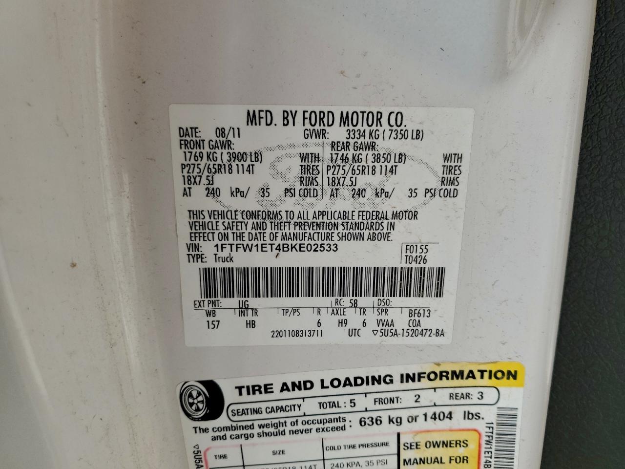 Ford F-150 Supercrew Image 8