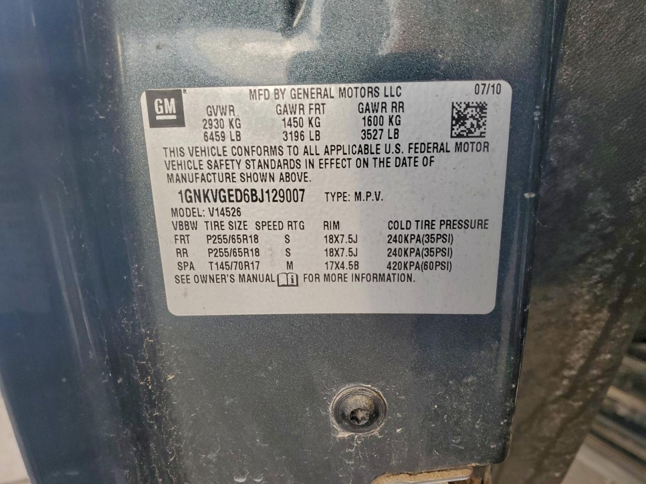 Chevrolet Traverse Lt Image 13